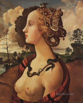  Simon Works - portrait of simonetta vespucci by piero di cosimo Konstantin Somov classical nude